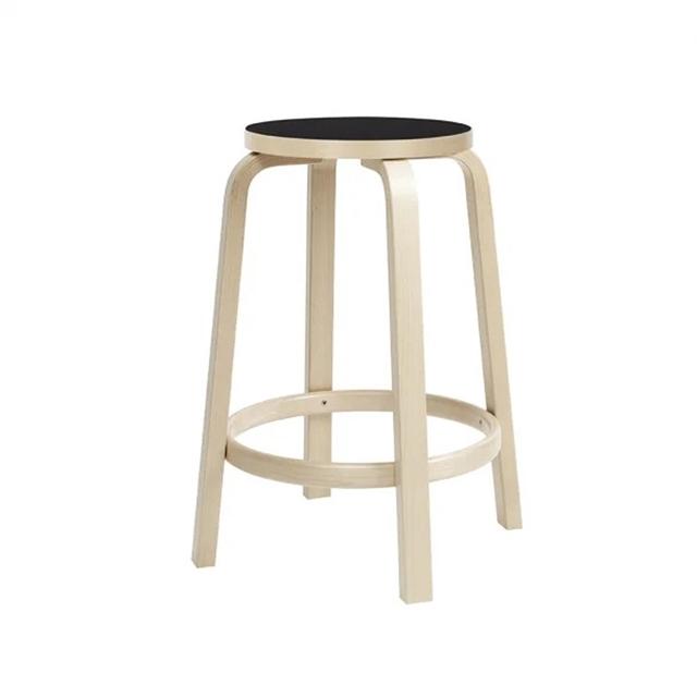 Artek 64 Barstol H65   Sort