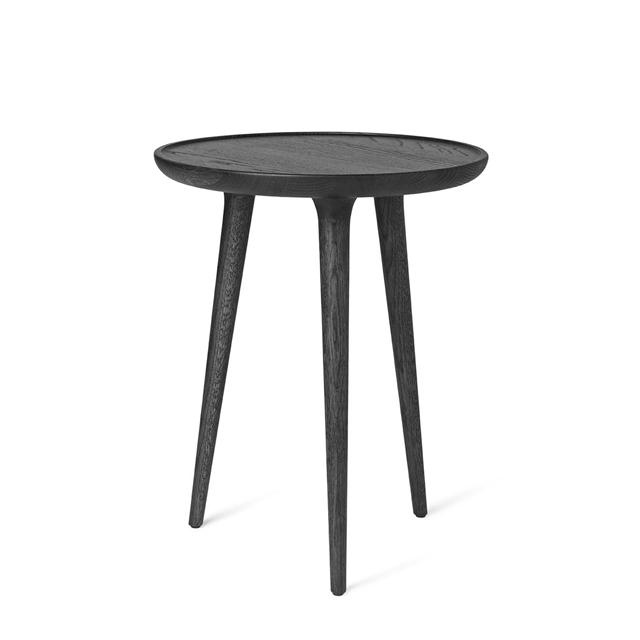 Mater Accent Sofabord i Sort Bejdset Ø45 cm