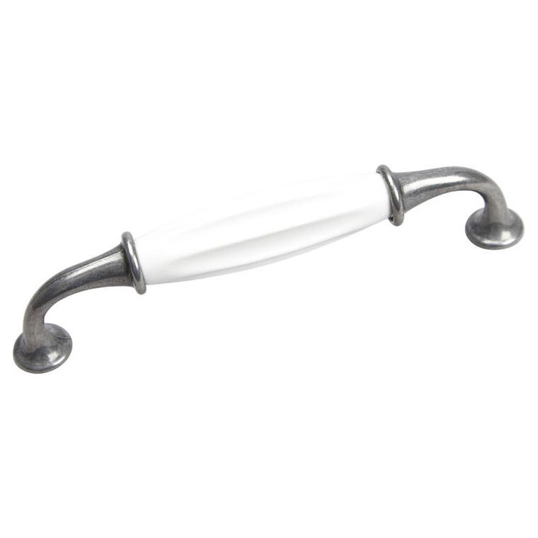 Bøjlegreb  Porcelæn Antik Stål Cc128mm