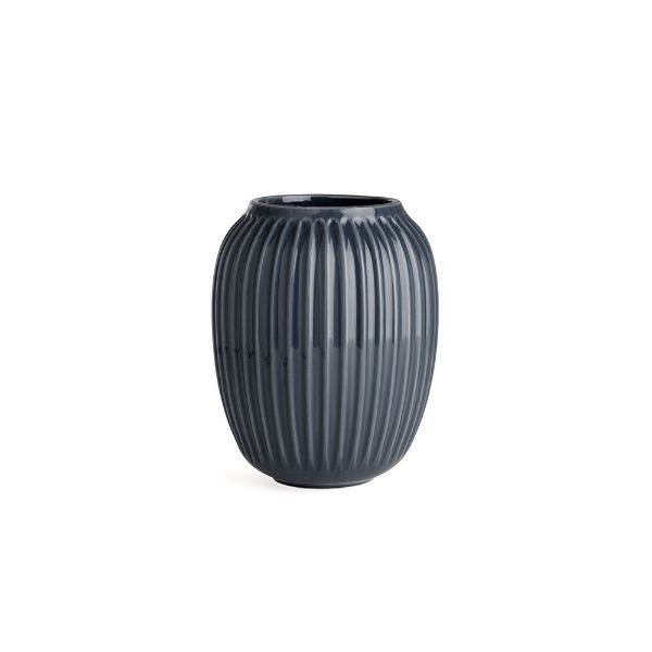 Kähler Hammershøi Vase Anthracite H21