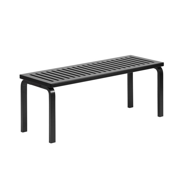 Artek 153 Bænk Size   L112     Sort Lakeret Birk