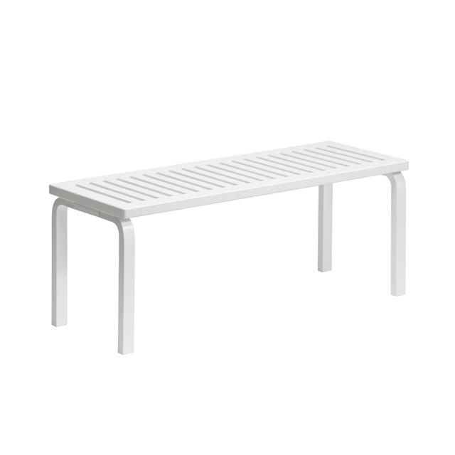 Artek 153 Bænk i Hvid Lakeret Birk - Elegant Design
