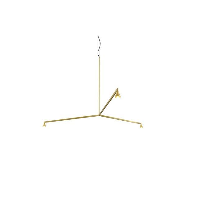 Trizo 21 Austere Chandelier   75 Messing
