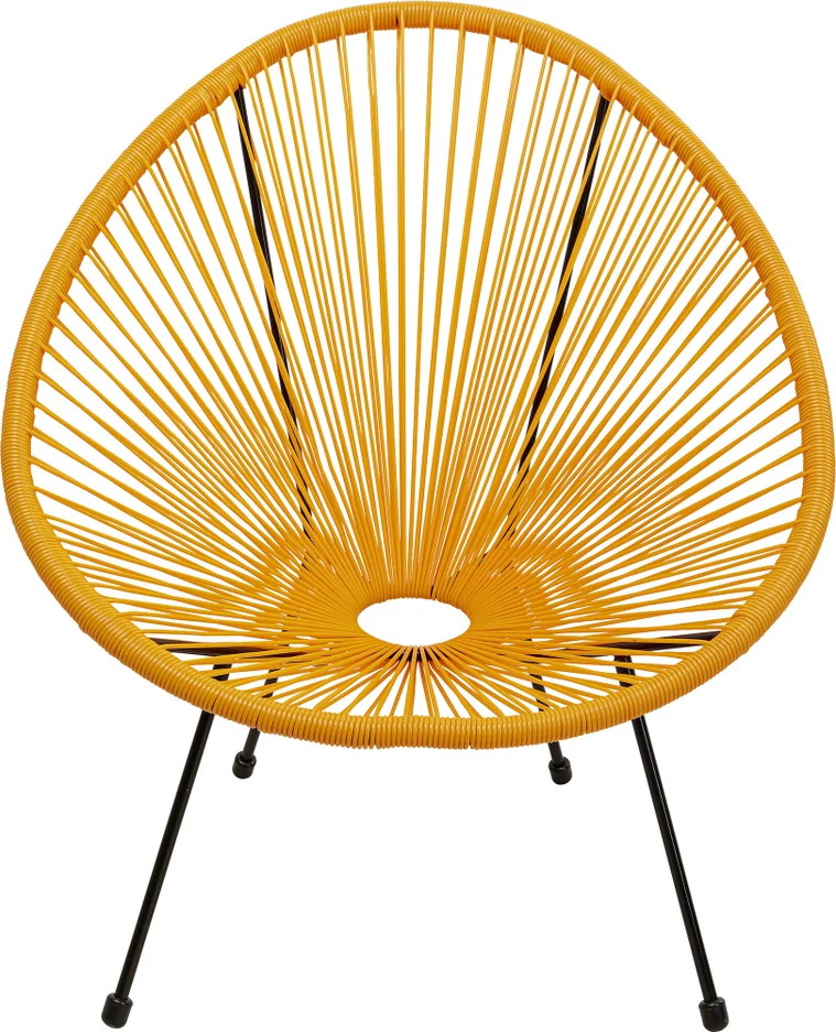 Kare Design Acapulco Orange Lænestol Havestol Orange Plast   Stål