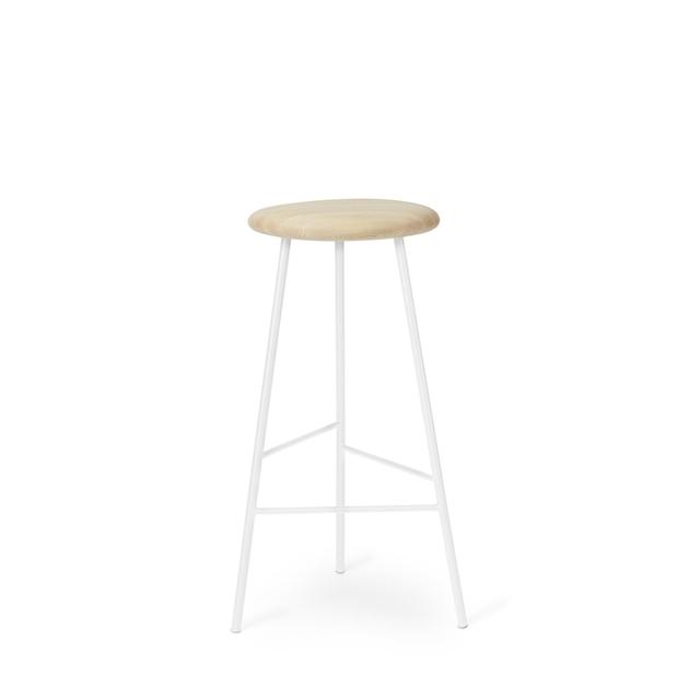 Warm Nordic Pebble Barstol H76 Asketræ Hvid
