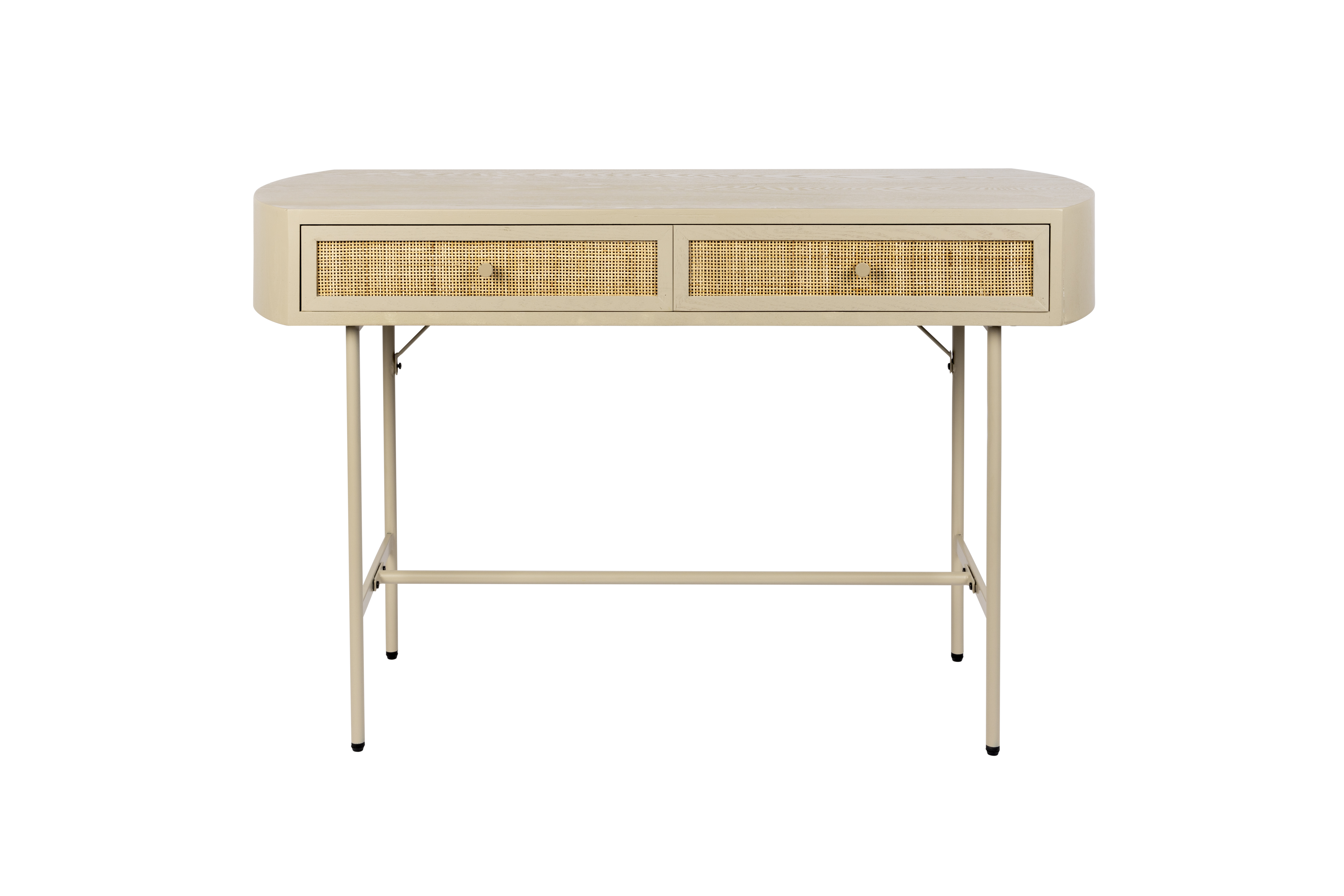 White Label Living Amaya Konsolbord       Skuffer Beige Mdf Metal  120x40
