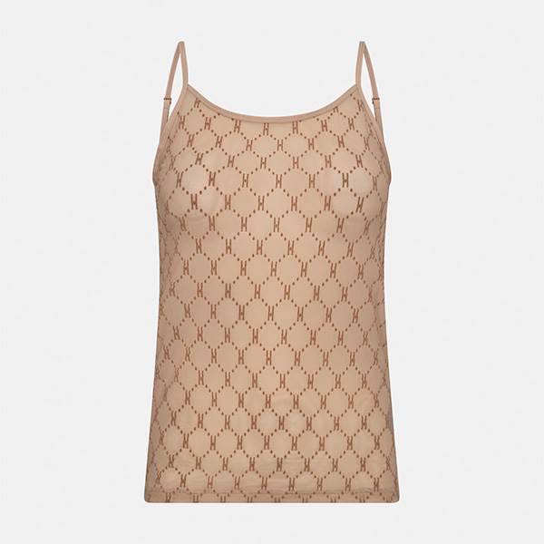 Hype The Detail Mesh Singlet Golden