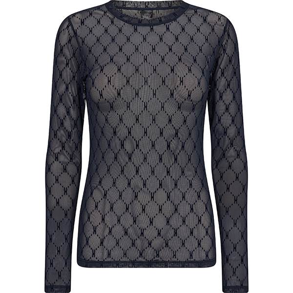 Hype The Detail Mesh Blouse Blue