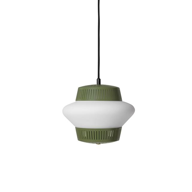 Warm Nordic Opal Ark Pendel i Grøn - Elegant Belysning