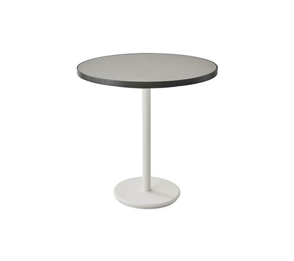 Cane-line Cafébord Ø75 - Aluminium i Sand og Grå