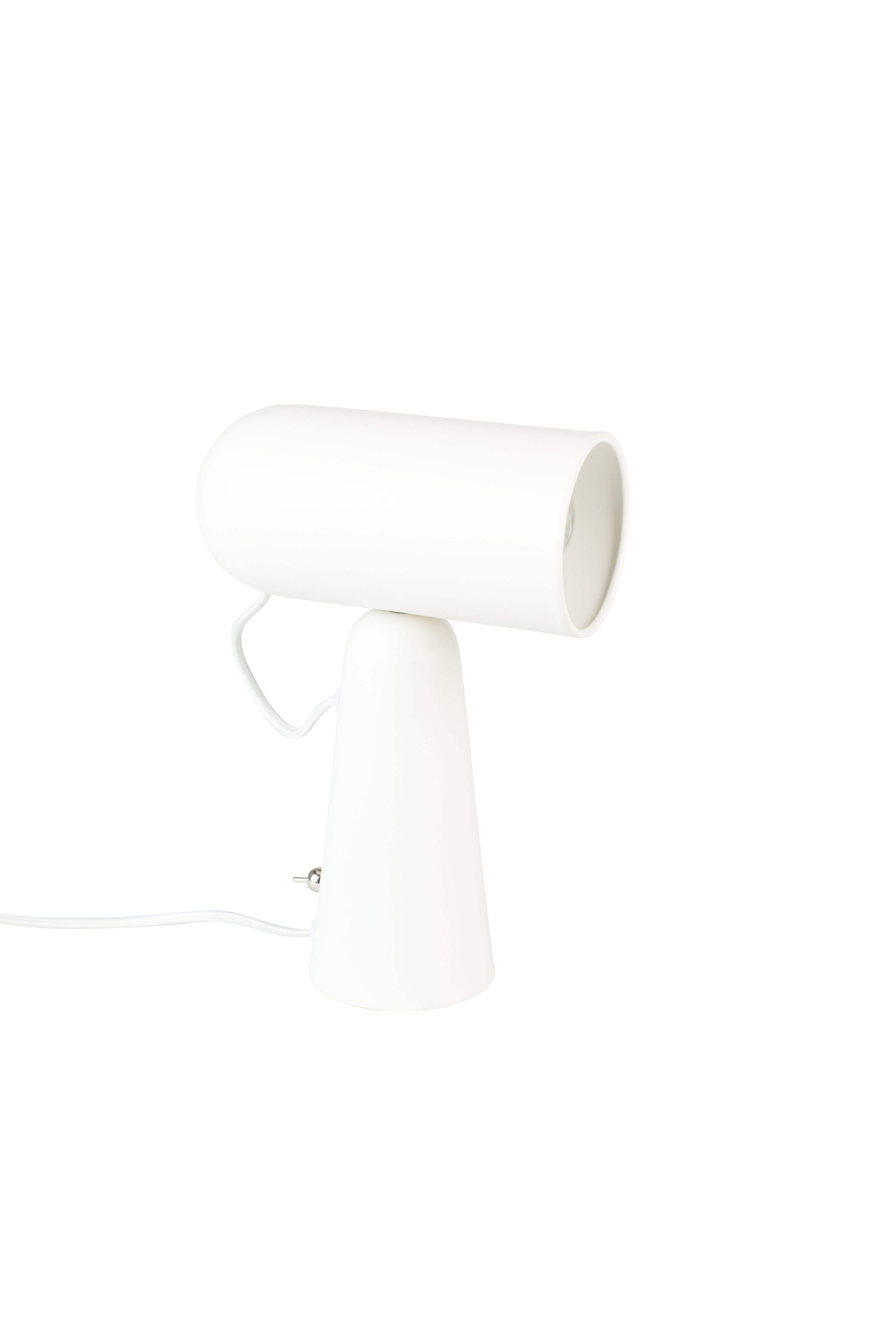 Hvid Jern Vesper Skrivebordslampe fra White Label Living
