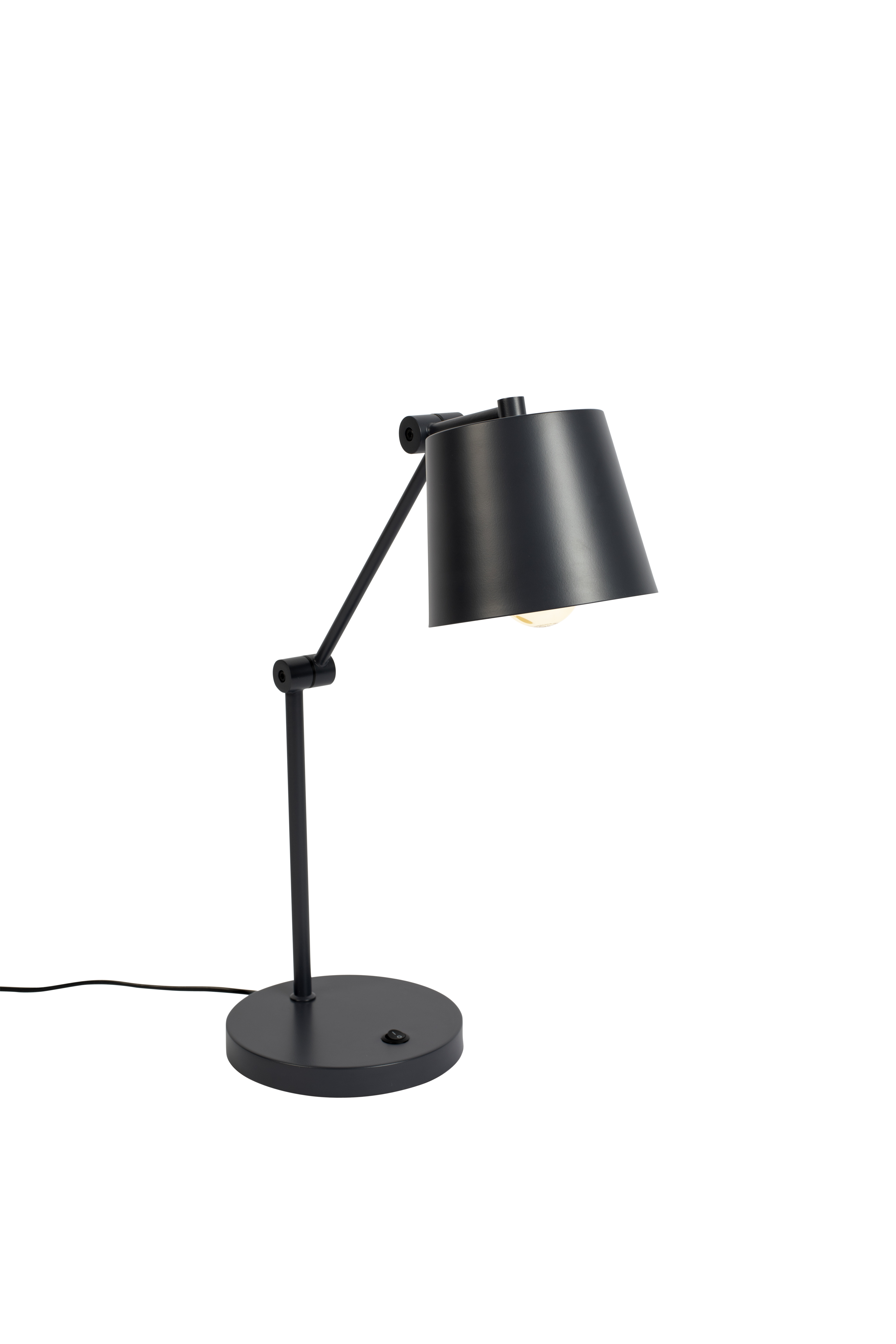 Hajo Skrivebordslampe i Sort Jern fra White Label Living