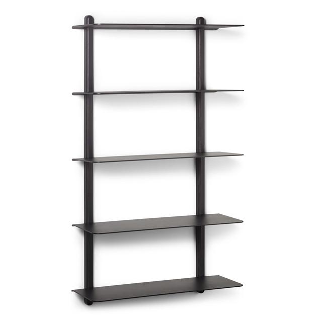 Gejst Nivo Hylde Stor - Minimalistisk Sort Ask