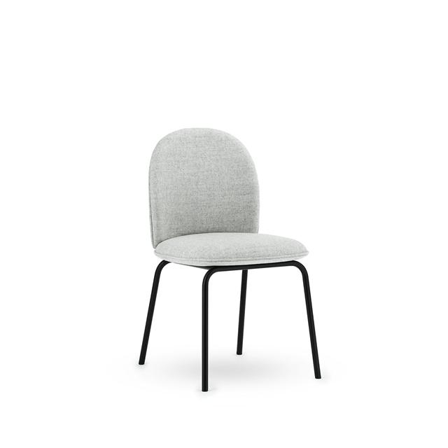 Normann Copenhagen Ace Spisebordsstol Polstret Syngery Lds08  Sort Stål
