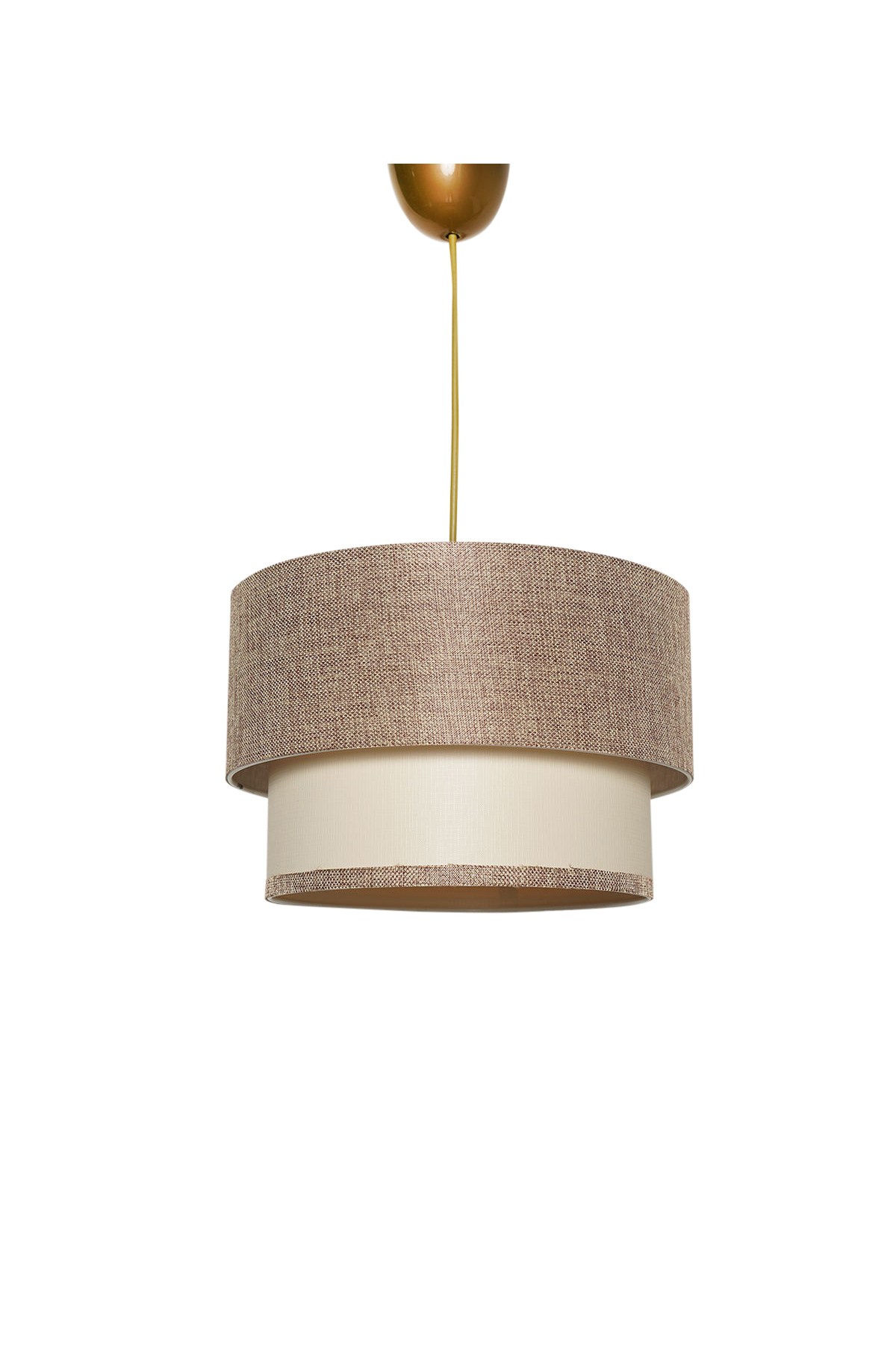 Lumi Agen Loftlampe Beige Stof   Metal