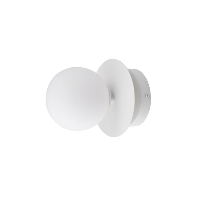 Globen Lighting Art Deco Væg Loftlampe Hvid