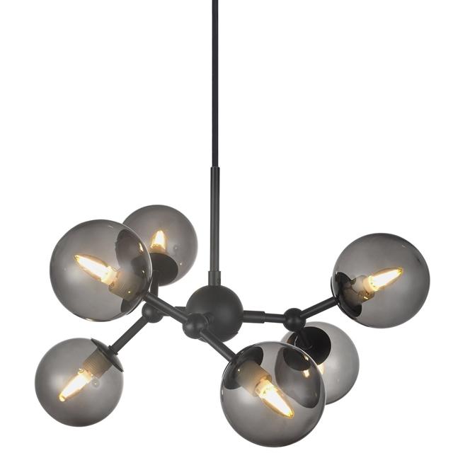 Halo Design Atom Chandelier Sort Smoke