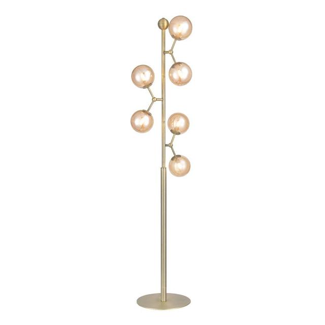 Halo Design Atom Gulvlampe i Antik Messing - Fantastisk Tilbud!
