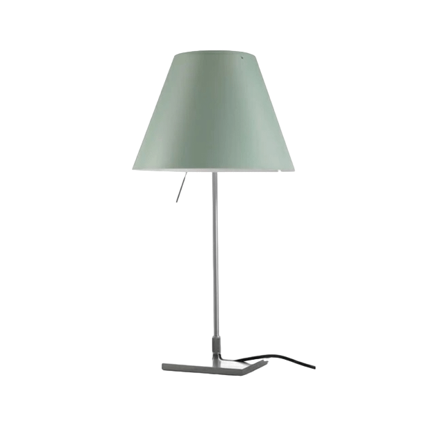 Luceplan Costanzina Bordlampe Aluminium    Grøn Skærm