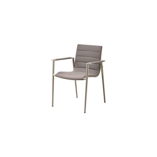 Cane-line Core Havestol    Armlæn Airtouch Taupe Stabelbare
