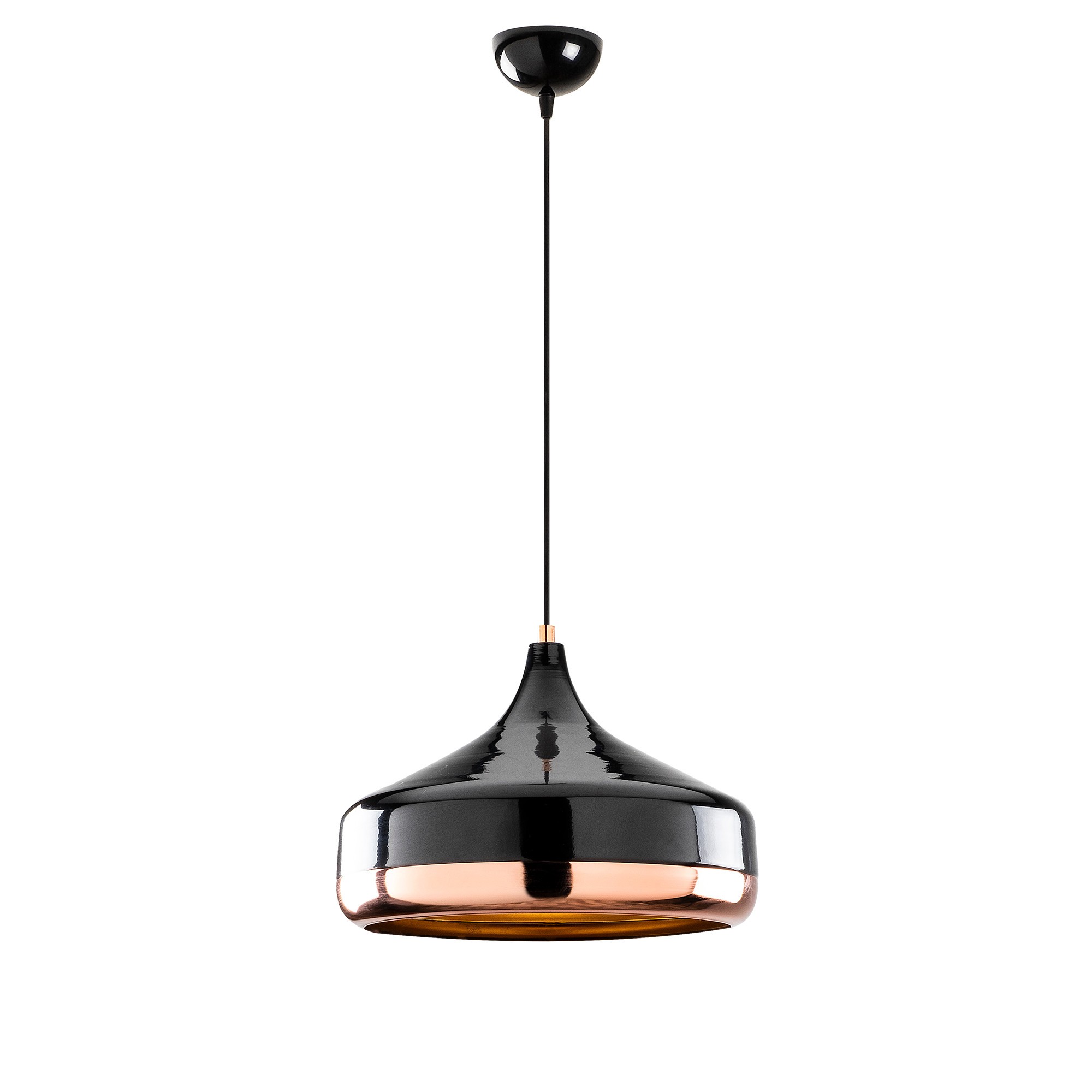 Lumi Auranix Loftlampe Kobber   Sort Metal