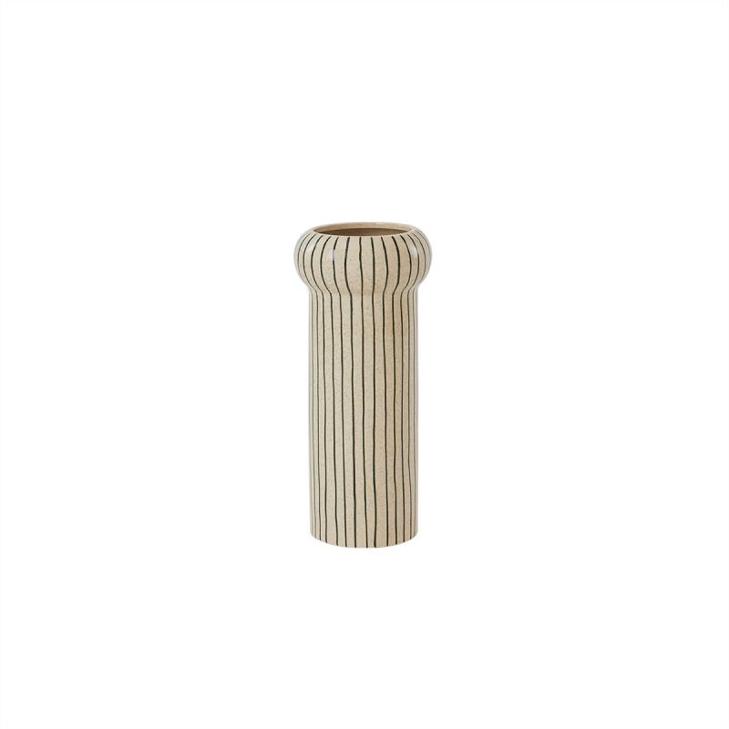Oyoy Living Aki Vase Mørkegrøn Stentøj