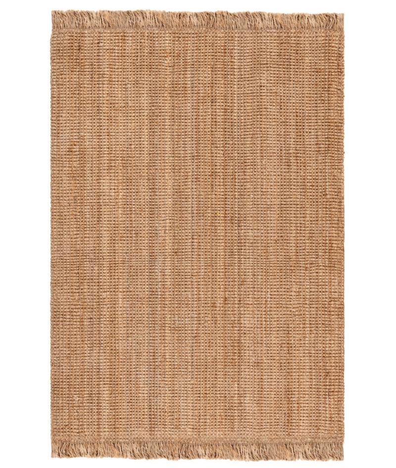 Teppi 00022a Gulvtæppe    Frynser  Rektangulær Natur Jute  120x180