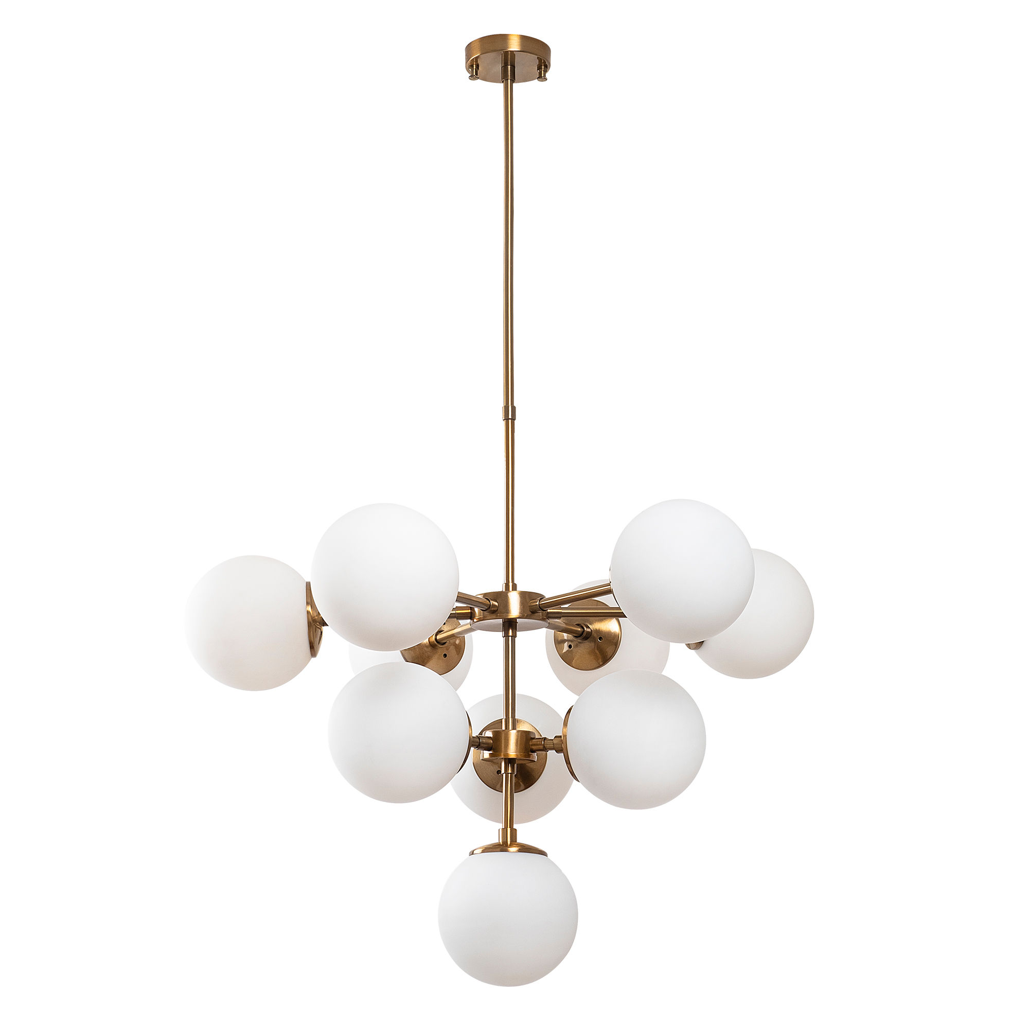 Lumi Auxerre Loftlampe Glas   Guld Metal