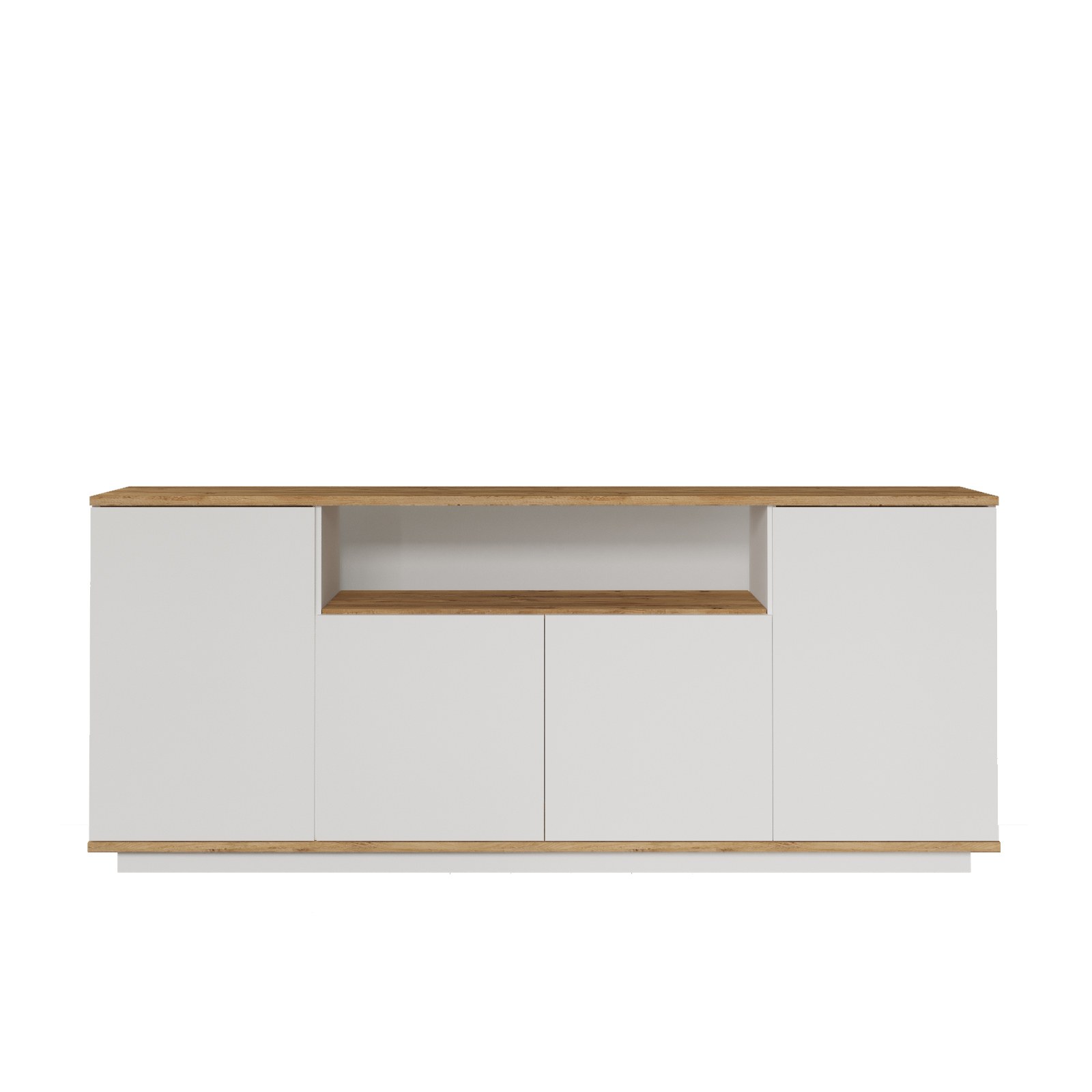 Elegant Nordvärk Fr15 Konsolbord med Låger og Hylder