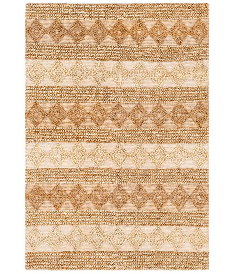 Teppi 00025a Gulvtæppe    Mønster  Rektangulær Beige Jute  160x240