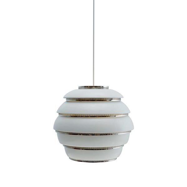 Artek Beehive A331 Pendel Hvid Krom