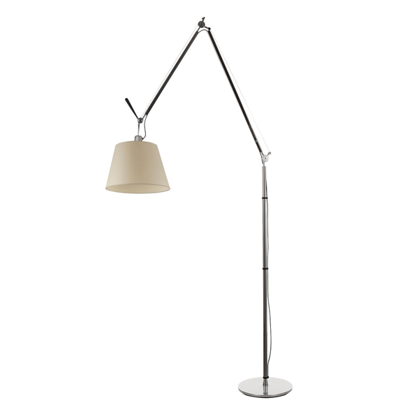 Artemide Tolomeo Mega Gulvlampe Pergament 32   Skærm