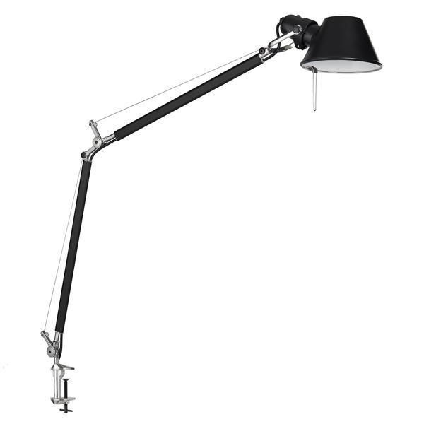Artemide Tolomeo Bordlampe Sort Med Klemme
