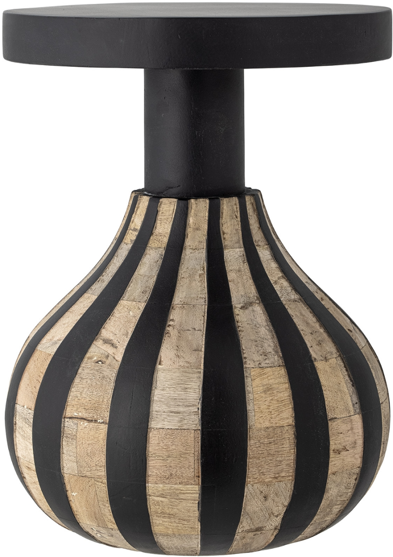 Aloise  Sidebord  Sort  H29x39      Mangotræ