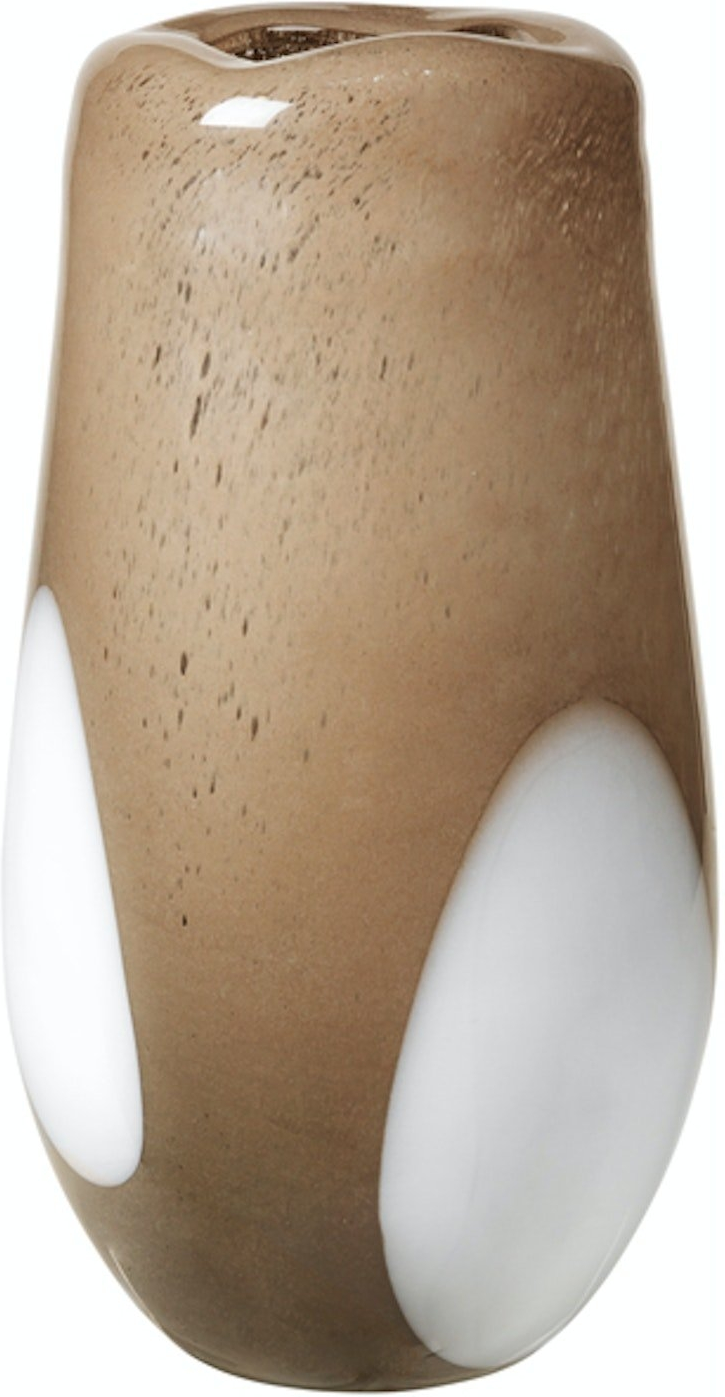 Ada Dot  Vase  Grå  H19 5x37    Mundblæst Glas