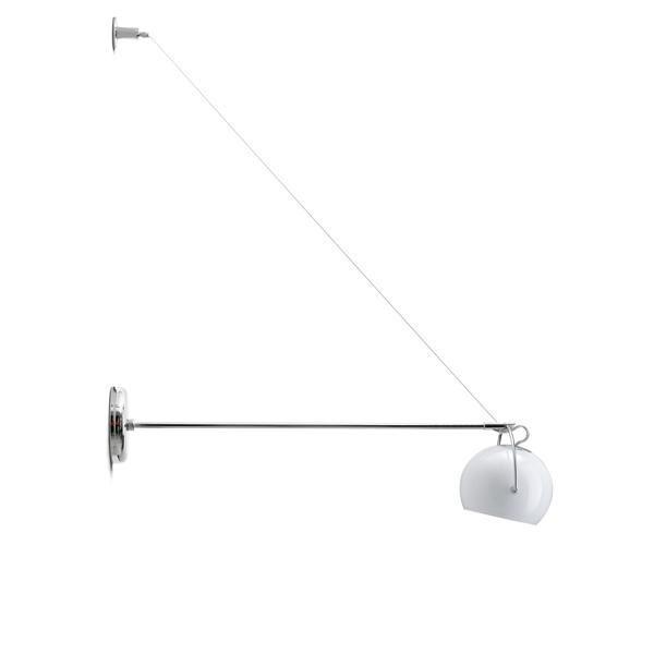 Fabbian Beluga Væglampe   Arm Hvid Opal