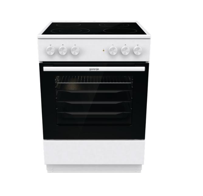 Fritstående El-komfur Gorenje GEC6A60WB – Godt tilbud!