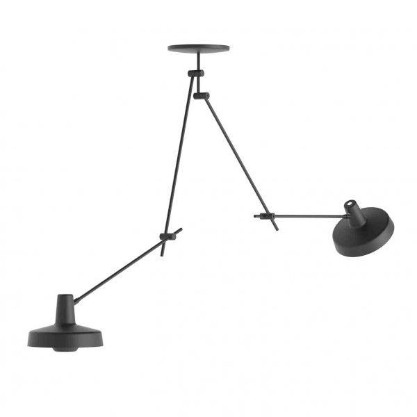 Grupa Products Arigato Loftlampe Dobbelt Lang Sort