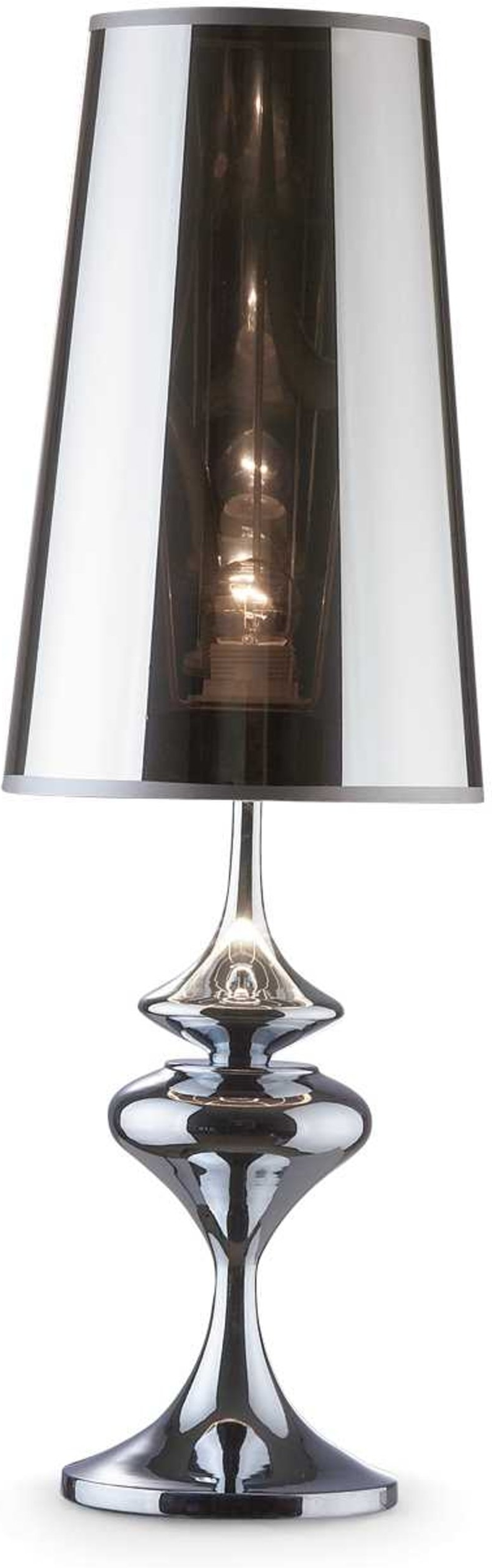Alfiere  Bordlampe  E27 Max     60w  E27  Krom  Metal  Plast  ø220xh685mm
