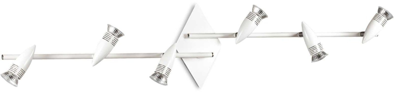Alfa Loftlampe i Hvid Metal - Elegant Belysning til Hjemmet