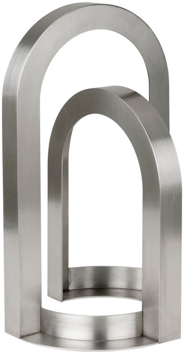 Arch Skulptur i Sølv – Elegant Dekoration til Dit Hjem