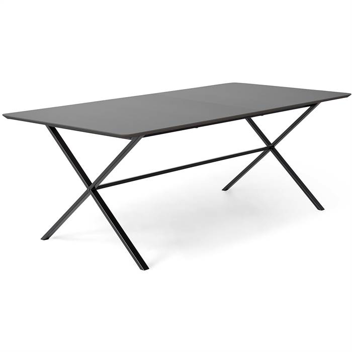 Meza   Hammel Spisebord Boat 210   100    Grafit Antifinger Laminat Cross Stel