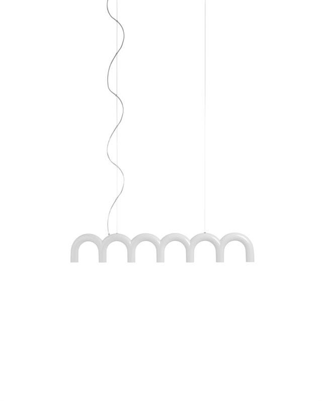 Oblure Arch Pendel - Hvid Designlampe til Dit Hjem