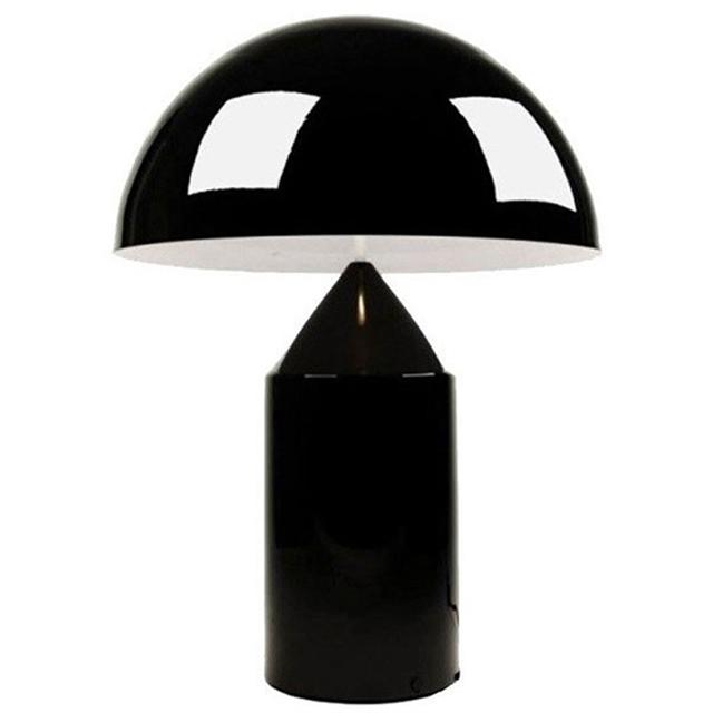 Oluce Atollo 238 Bordlampe 25   Sort