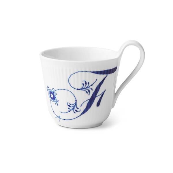 Royal Copenhagen Alfabet Krus 33 cl - F med Håndmalet Design