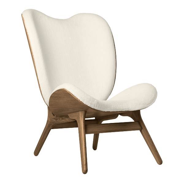 Umage   Conversation Piece Høj Dark Oak Teddy White
