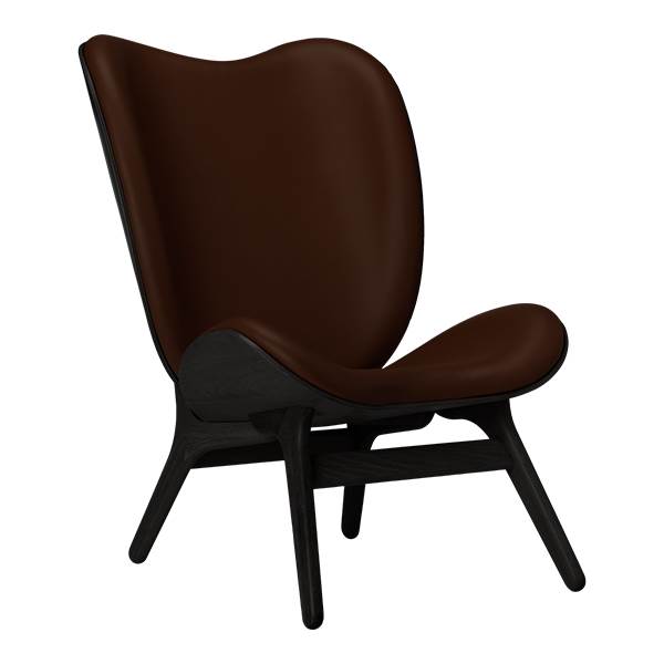 Umage   Conversation Piece Høj Black Oak Brun Læder