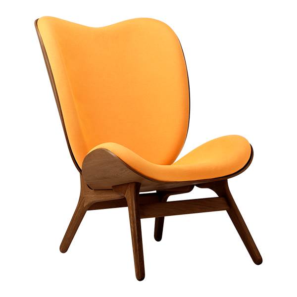 Umage   Conversation Piece Høj Dark Oak Tangerine