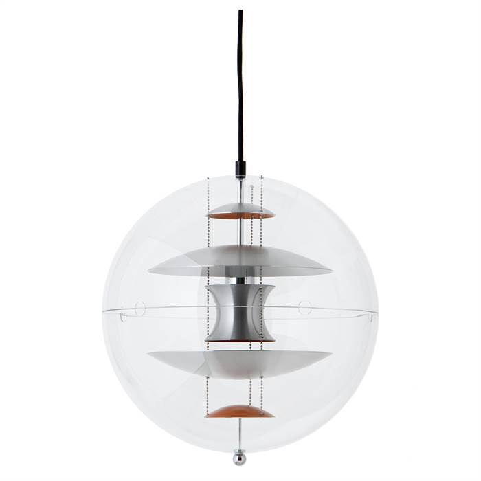 Verner Panton   Globe Pendel  :40    Brushed Alu