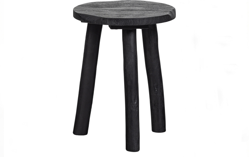 Angus  Skammel  Sort  H46x35x35    Mangotræ